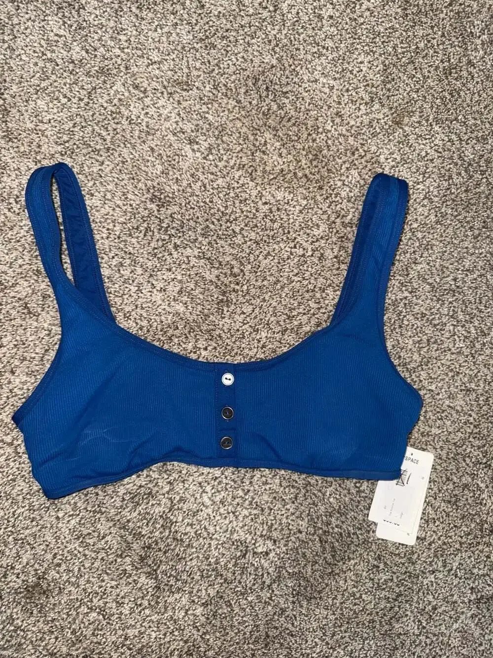 L*Space The Robbie Top Bikini Size L Indigo